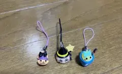 《未使用》ほっぺちゃんストラップ3種