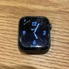 【動作OK】Apple Watch SE Nikeモデル ブラック 画面ひびあり