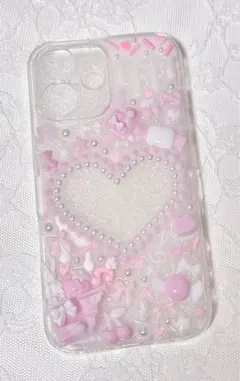 ❤︎ 甘々ホイップスイーツスマホケースデコ 量産型 地雷系 平成女児 デコ電 ❤︎