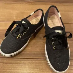 kate spade キッズ　グリッタースニーカー　19センチ　パーティー
