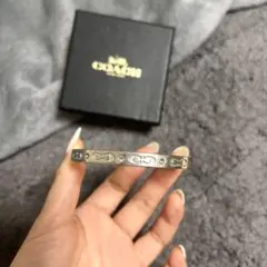 COACH コーチ ブレスレット バングル シルバーのサムネイル