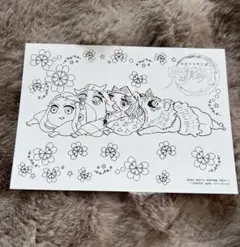 鬼滅の刃 無限列車編 来場者特典 特製ぬり絵