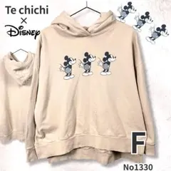 Te chichi テチチ Disney ミッキー パーカー F ベージュ 綿のサムネイル