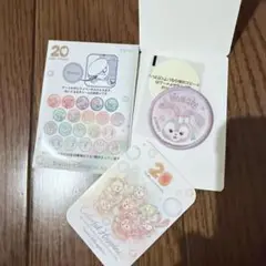 ダッフィー＆フレンズ20周年カラフルハピネスワッペン ステラルー ステッカー付き