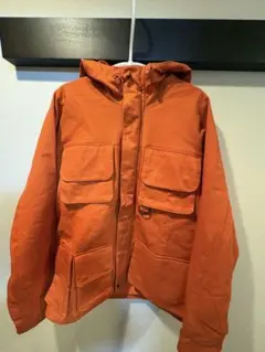 【美品】90s adidas ジャケット コート オレンジ ドローコード付き