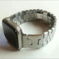Apple Watch アップルウォッチ用 Hステンレススチールブレス シルバー
