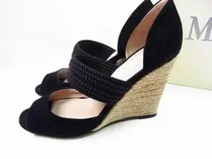 正規美品MAXMARAマックスマーラパンプスウエッジヒール38（24.5cm位