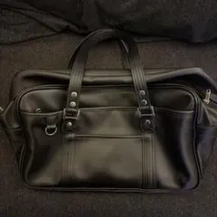 イーストボーイ　スクールバック　スクバ 合成皮革　ブラック