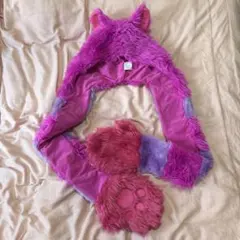 チシャ猫 マフラーキャップ　ディズニーのサムネイル