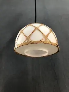 昭和レトロ ペンダントライト 陶器 ホワイト 山田照明 LUMICO LIGHT
