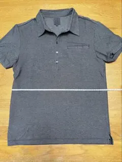 Calvin Klein ダークグレー ポロシャツ M