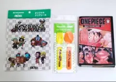 ワンピース　モスバーガー　シール　スプーン＆フォークセット　ブックカバー