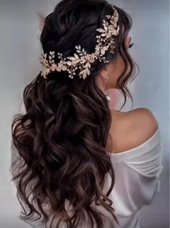 ウェディングヘアアクセサリー　ヘッドドレス