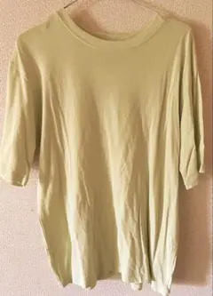 navy 半袖 Tシャツ ライムグリーン Lサイズのサムネイル