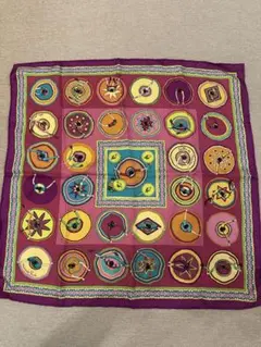 HERMES Belles du Mexique シルク スカーフ45×45のサムネイル