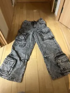 デニム カーゴパンツ