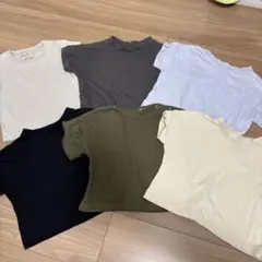 80 無地　子供服　ベビー服　保育園着　夏服　Tシャツ　半袖　まとめ売り