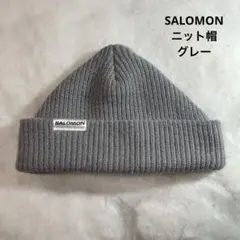 SALOMON サロモン　ニット帽　グレー