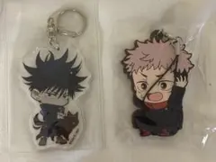 呪術廻戦 虎杖悠仁 伏黒恵 アクキー ラバーストラップ