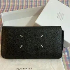 マルジェラ　長財布　ラウンドファスナー