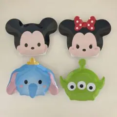 ディズニーツムツム プレート 皿 4枚セット　ディズニーキャラクター