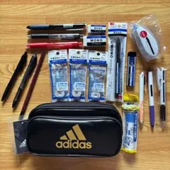 まとめ売り　adidasペンケース　文房具セット