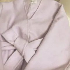 FRAY I.D ノーカラーリバーコート　ピンクラベンダー