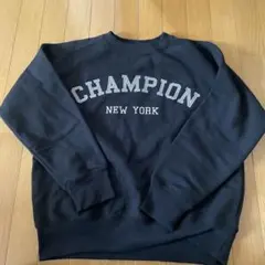 チャンピオン　champion トレーナー　スウェット　黒　裏起毛　Mサイズ