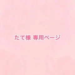 たて様専用ページ