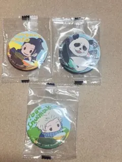 呪術廻戦 缶バッジ パンダ 夏油傑 狗巻棘