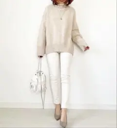 ❤️美品GALERIE VIEギャルリーヴィーファインウールハイネックプルオーバー