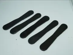 本革ファスナー引き手5本セット ジャケット バッグ レザー ダウン