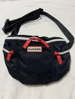 ハンター　ボディバッグ　黒