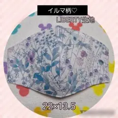 68.イルマ柄♡Pink&Blue 　　　　　　　LIBERTY生地