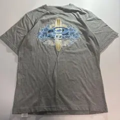F3 PIKO Hawaiian Longboard Wear Tシャツ グレー