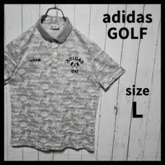 【adidas GOLF】 ドライポロシャツ　半袖　カモ柄　ゴルフウェア　909のサムネイル