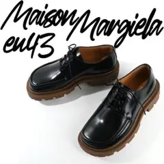 Maison Margiela クラック ヴィンテージ ダービーシューズ 黒43 MAISON MARGIELA ベルベット ダービーシューズ | THE OUTNET