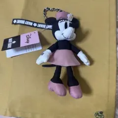 ディズニー MARYQUANT ミニー ぬいぐるみ バッグチャーム　新品