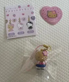 ハローキティ トレーディング マスコットストラップ2 コギャル (日焼け)