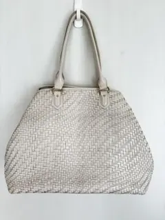 【美品】COLE HAAN 編み込みバッグ