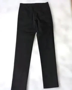 ユニクロ ストレート ストレッチパンツ 76cm 黒
