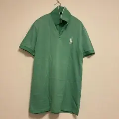 POLO GOLF 刺繍ポロシャツ　グリーン　ラルフローレン S
