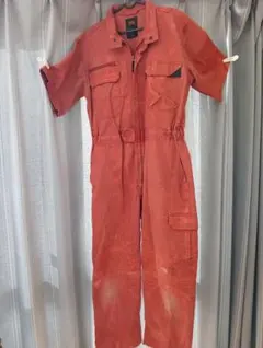 ワークマン作業着　M　オレンジ