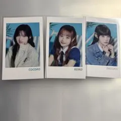ME:I ME:ICONIC Hi-SUMMER チェキ 3枚セット