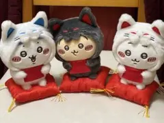 ちいかわ もぐもぐ本舗 伏見稲荷なぬいぐるみ　3個セット