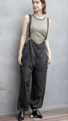 ニコアンド　リネンツイルペインターパンツ