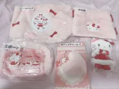 ハローキティ当たりくじ トートバッグ ポーチ 巾着 バックチャーム マスコット