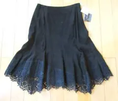 LEST ROSE レストローズ 定番アシメスカート（黒） 新品タグ付き