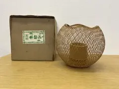 竹細工　高級竹製品　花入れ　花籠