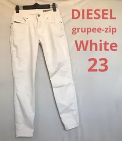 DIESEL grupee-zip 白　23